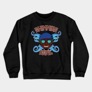 Swimming Devil Crewneck Sweatshirt